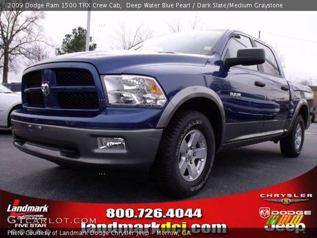 2009 Dodge Ram 1500 TRX Crew Cab in Deep Water Blue Pearl