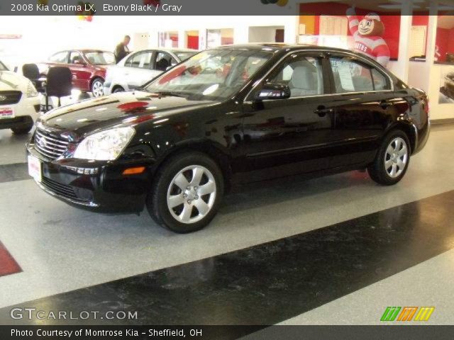 2008 Kia Optima LX in Ebony Black