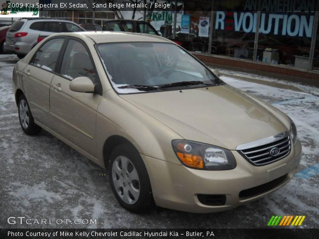 2009 Kia Spectra EX Sedan in Sand Beige Metallic