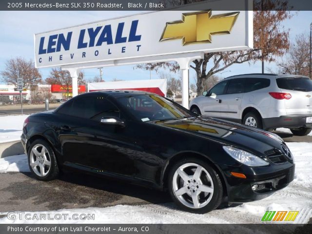 2005 Mercedes-Benz SLK 350 Roadster in Black