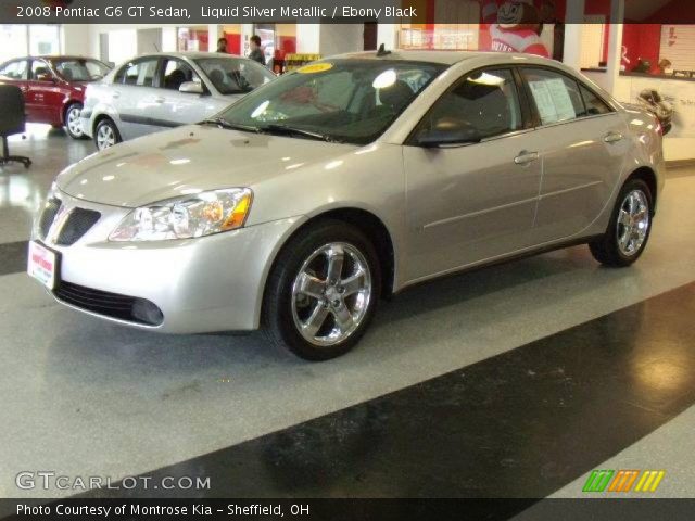 2008 Pontiac G6 GT Sedan in Liquid Silver Metallic