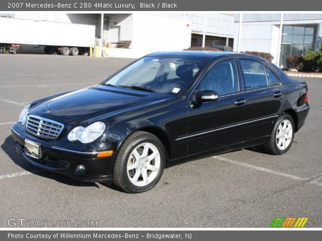 2007 Mercedes-Benz C 280 4Matic Luxury in Black
