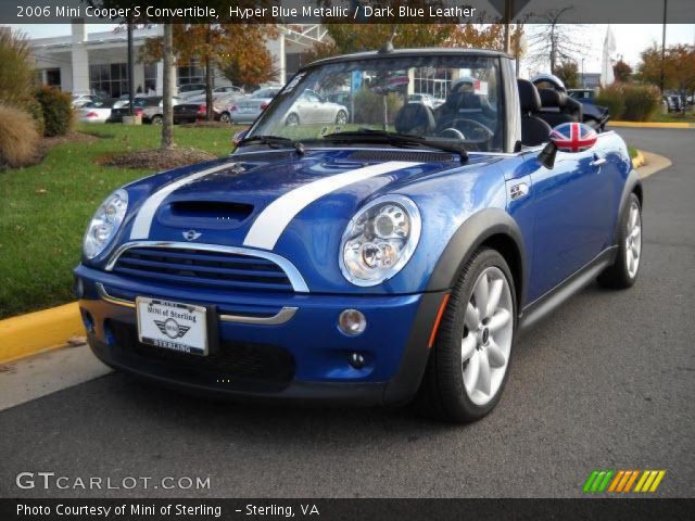 2006 Mini Cooper S Convertible in Hyper Blue Metallic