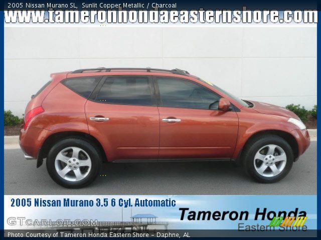 2005 Nissan Murano SL in Sunlit Copper Metallic