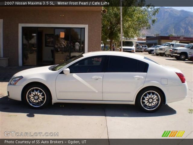 2007 Nissan Maxima 3.5 SL in Winter Frost Pearl
