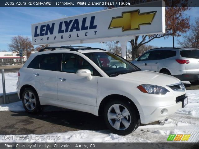 2009 Acura RDX SH-AWD Technology in White Diamond Pearl