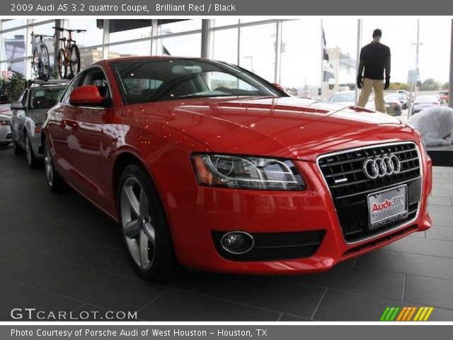2009 Audi A5 3.2 quattro Coupe in Brilliant Red