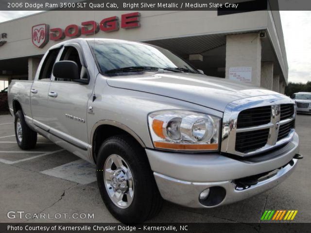 2006 Dodge Ram 3500 SLT Quad Cab in Bright Silver Metallic