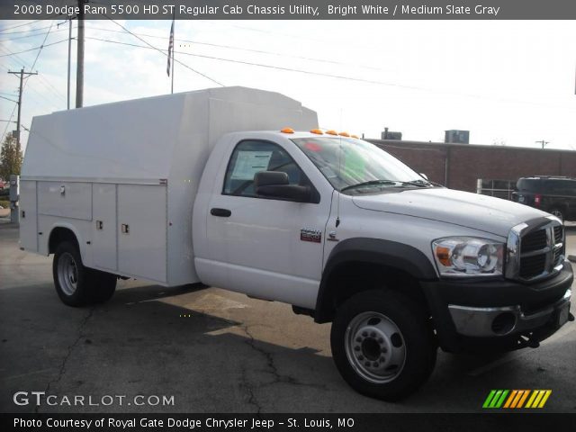 2008 Dodge Ram 5500 HD ST Regular Cab Chassis Utility in Bright White