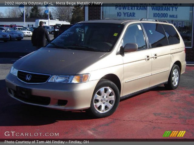 2002 Honda Odyssey EX-L in Mesa Beige Metallic