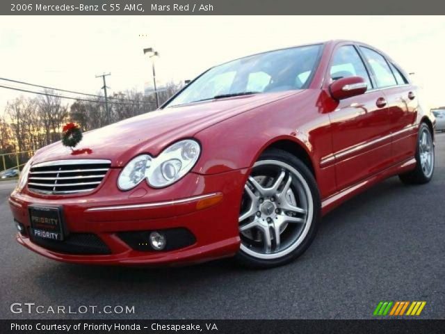 2006 Mercedes-Benz C 55 AMG in Mars Red