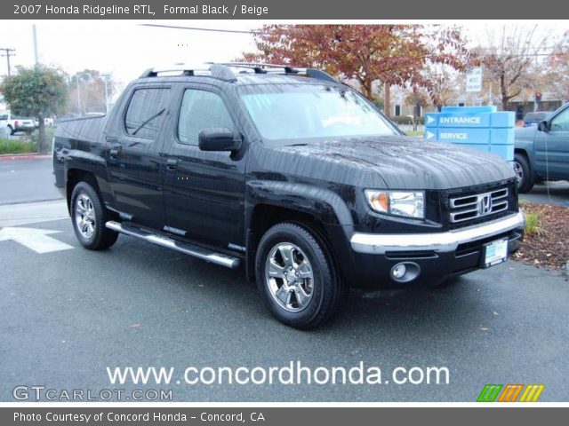 2007 Honda Ridgeline RTL in Formal Black