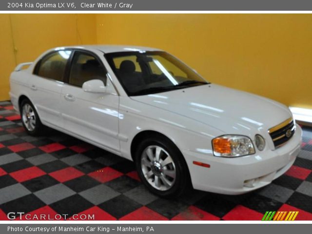 2004 Kia Optima LX V6 in Clear White