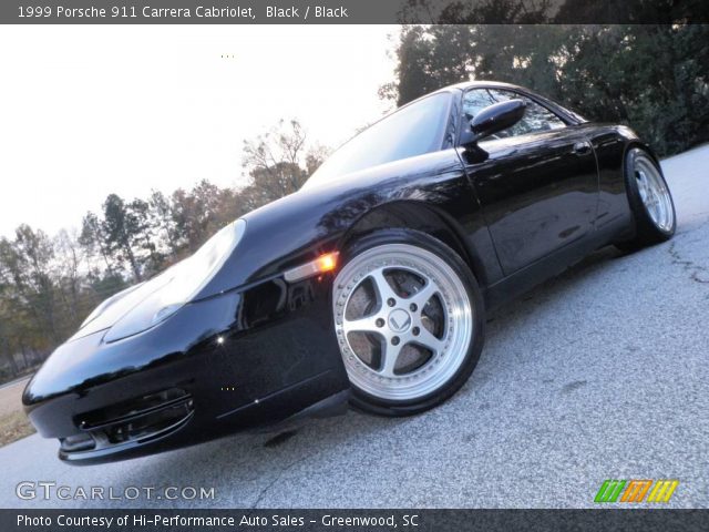 1999 Porsche 911 Carrera Cabriolet in Black