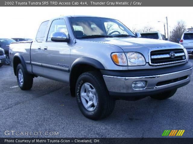 2002 Toyota Tundra SR5 TRD Access Cab 4x4 in Thunder Gray Metallic