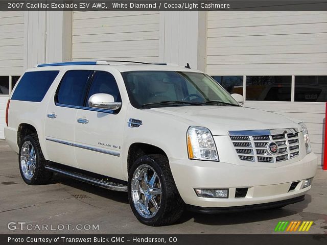 2007 Cadillac Escalade ESV AWD in White Diamond