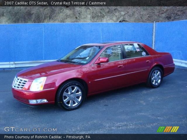 2007 Cadillac DTS Sedan in Crystal Red Tintcoat