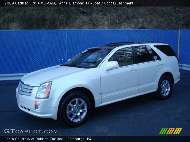 2009 Cadillac SRX 4 V6 AWD in White Diamond Tri-Coat