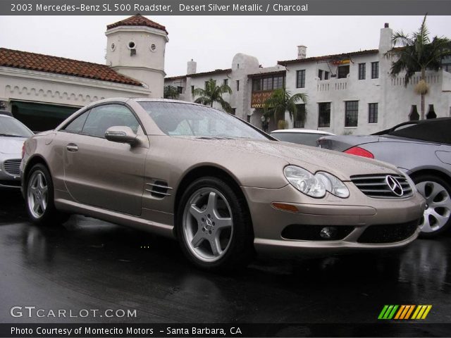 2003 Mercedes-Benz SL 500 Roadster in Desert Silver Metallic