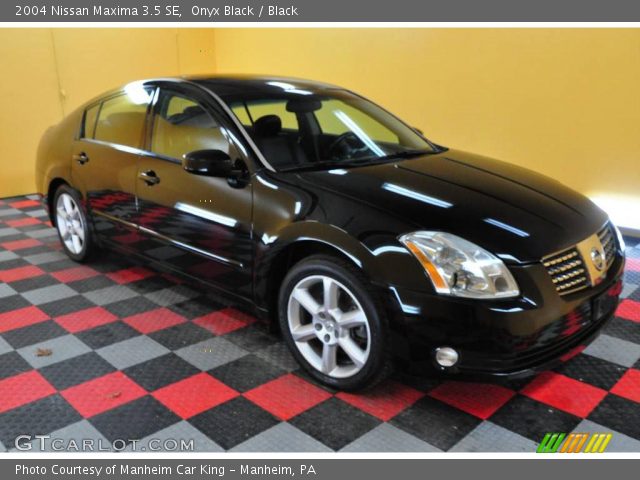 2004 Nissan Maxima 3.5 SE in Onyx Black