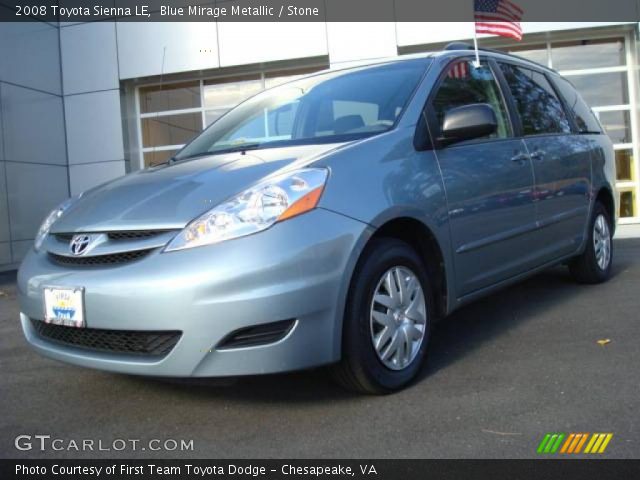 2008 Toyota Sienna LE in Blue Mirage Metallic