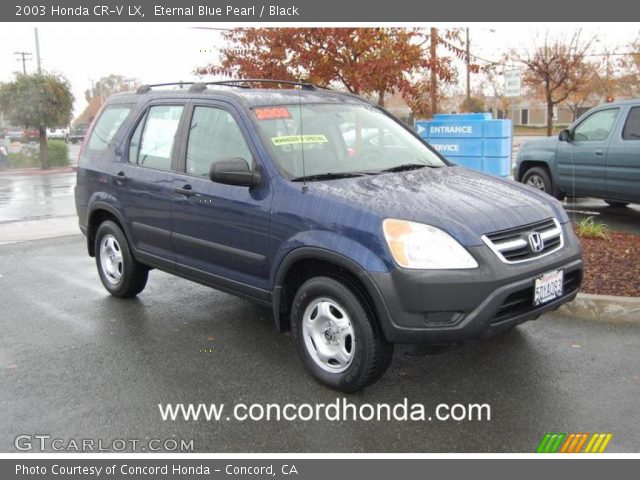 2003 Honda CR-V LX in Eternal Blue Pearl