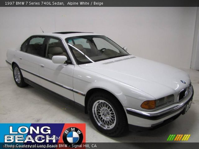 1997 Bmw 740il white #6