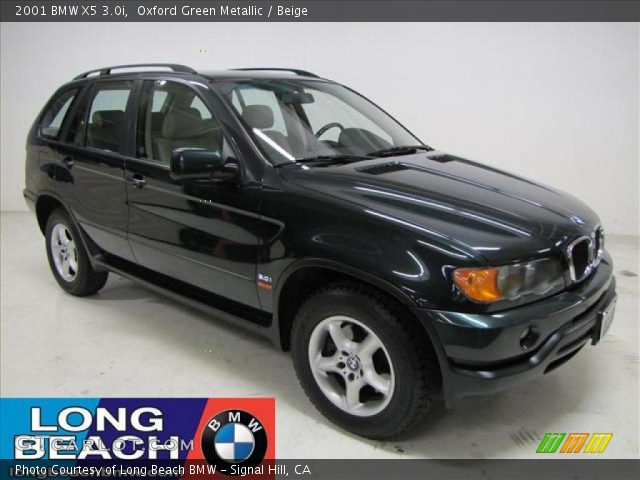2001 BMW X5 3.0i in Oxford Green Metallic