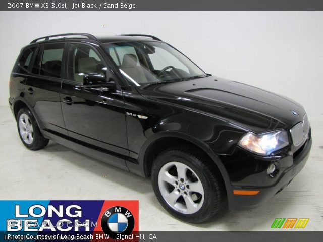 2007 BMW X3 3.0si in Jet Black