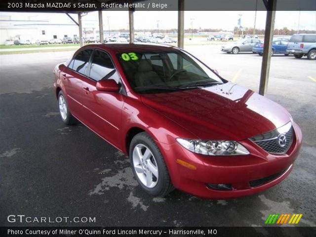 2003 Mazda MAZDA6 s Sedan in Redfire Metallic