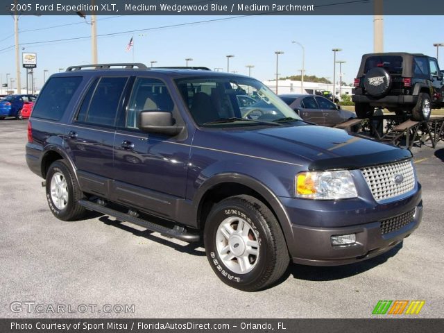 2005 Ford Expedition XLT in Medium Wedgewood Blue
