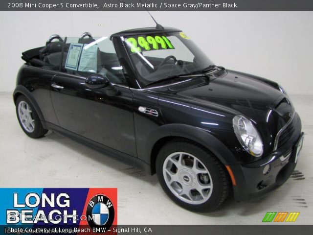 2008 Mini Cooper S Convertible in Astro Black Metallic