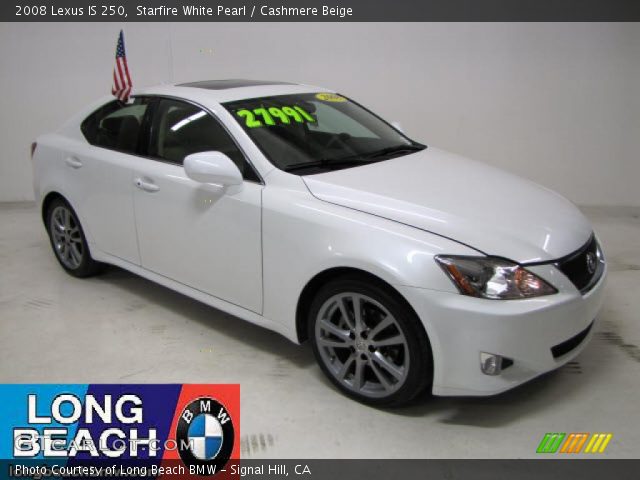 2008 Lexus IS 250 in Starfire White Pearl