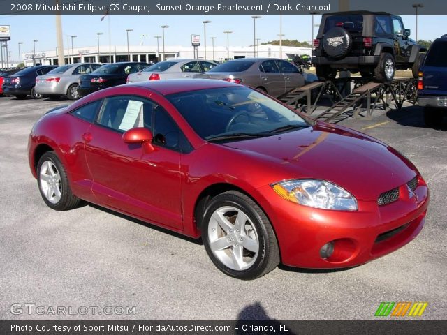 2008 Mitsubishi Eclipse GS Coupe in Sunset Orange Pearlescent