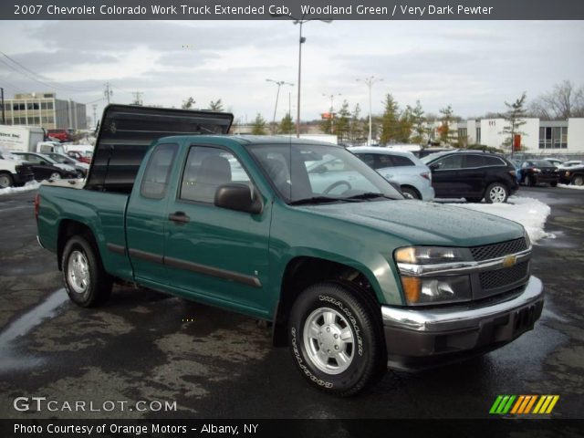 2007 Chevrolet Colorado Work Truck Extended Cab in Woodland Green