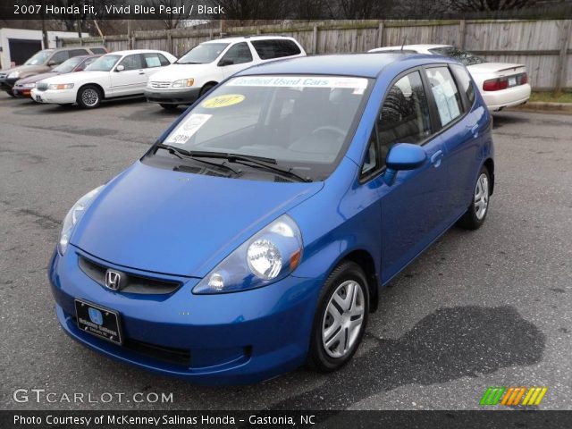 2007 Honda Fit  in Vivid Blue Pearl