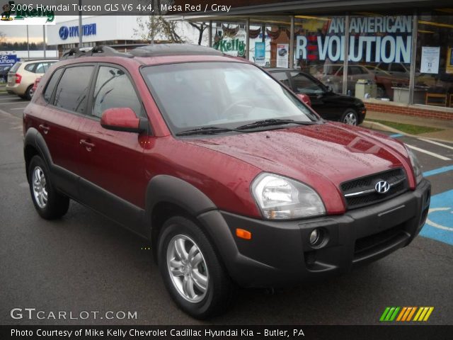 2006 Hyundai Tucson GLS V6 4x4 in Mesa Red