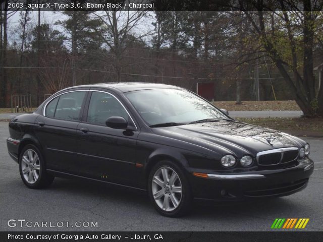 2003 Jaguar X-Type 3.0 in Ebony Black