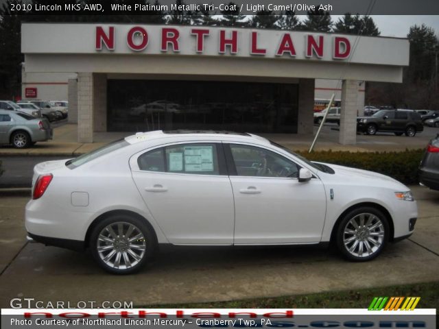 2010 Lincoln MKS AWD in White Platinum Metallic Tri-Coat