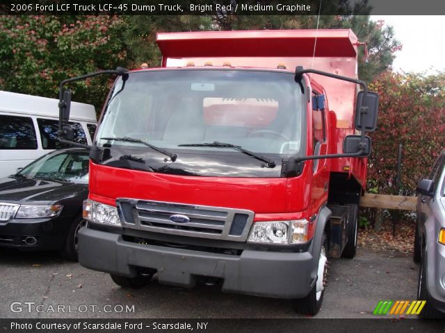 2006 Ford LCF Truck LCF-45 Dump Truck in Bright Red