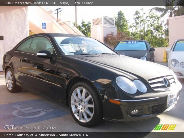 2007 Mercedes-Benz CLK 350 Coupe in Black