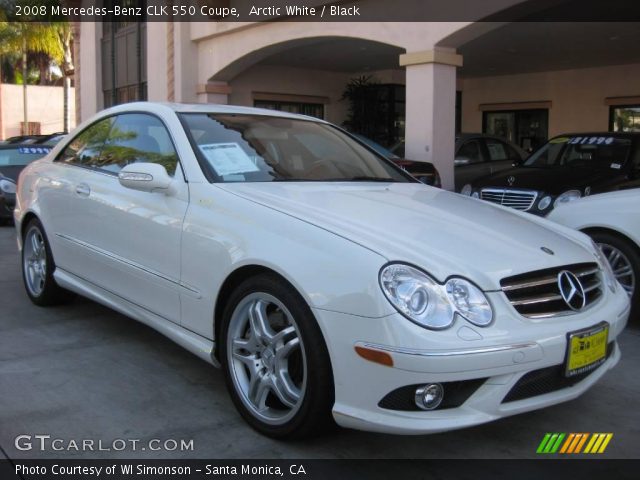 2008 Mercedes-Benz CLK 550 Coupe in Arctic White