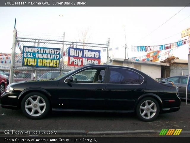 2001 Nissan Maxima GXE in Super Black