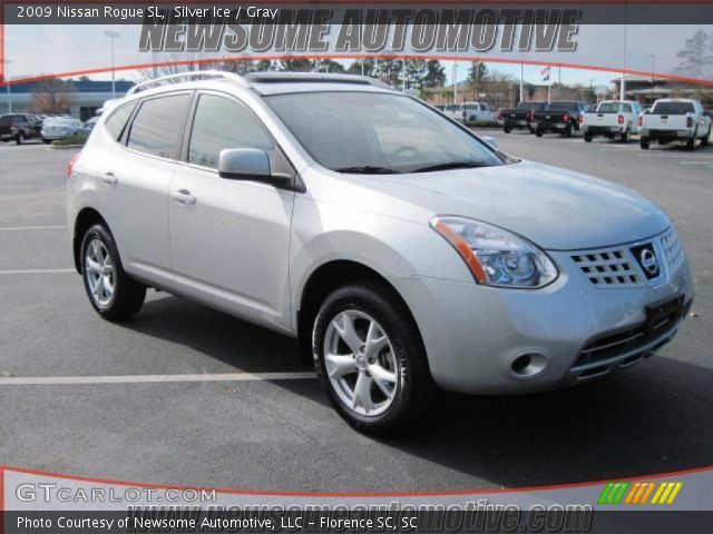 2009 Nissan Rogue SL in Silver Ice