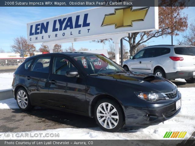 2008 Subaru Impreza WRX Wagon in Obsidian Black Pearl