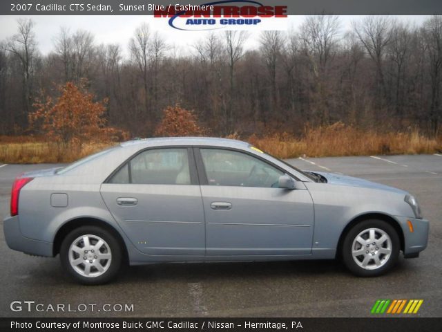 2007 Cadillac CTS Sedan in Sunset Blue