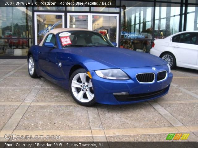 2007 BMW Z4 3.0i Roadster in Montego Blue Metallic