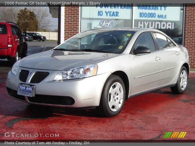 2006 Pontiac G6 Sedan in Liquid Silver Metallic