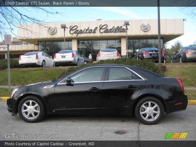 2008 Cadillac CTS Sedan in Black Raven