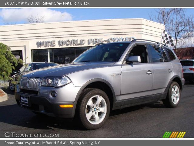 2007 BMW X3 3.0si in Silver Grey Metallic